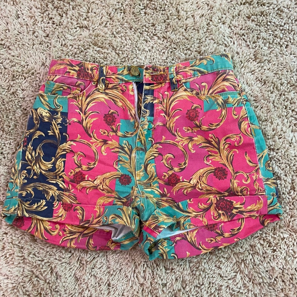 Urban Outfitters BDG Patterned Mom Highrise Shorts